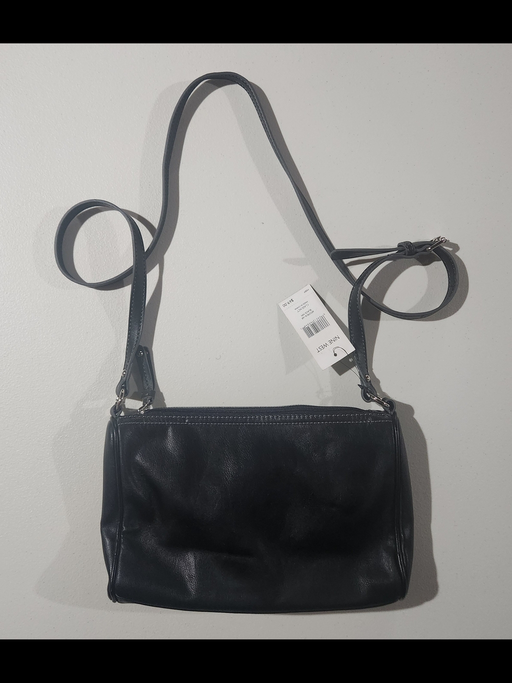 Classic Black Nine West Crossbody Bag - Versatile Everyday Style